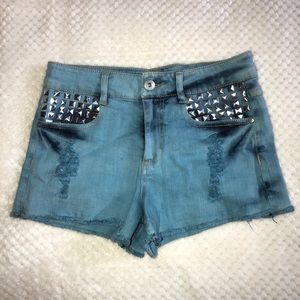 Forever 21 High Waisted Jean Shorts